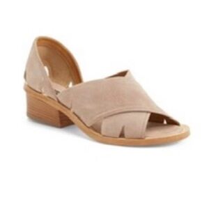 Alberto Fermani Trino Cross Strap Suede Sandals